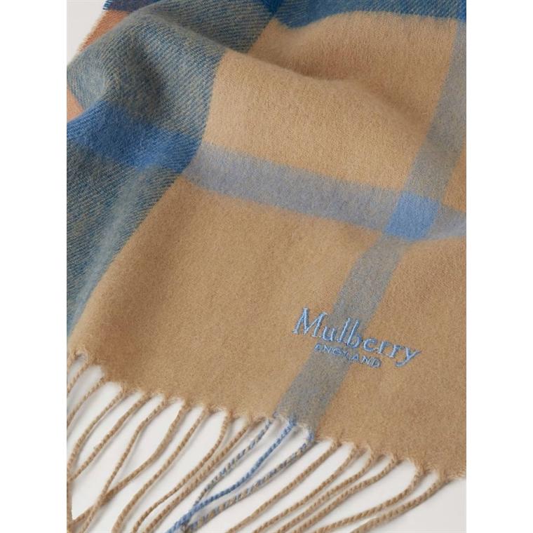 Mulberry Small Check Lambswool Apricot